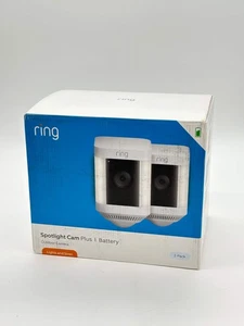Ring Spotlight Cam White New In Box Security Camera - Picture 1 of 3