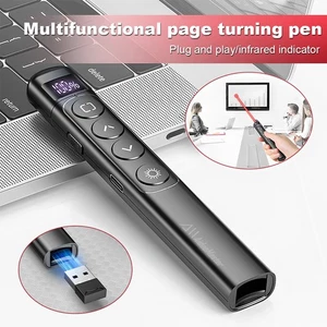 USB Wireless Presenter PowerPoint Pointer Clicker Pen Laser PPT Remote Control - Picture 1 of 12