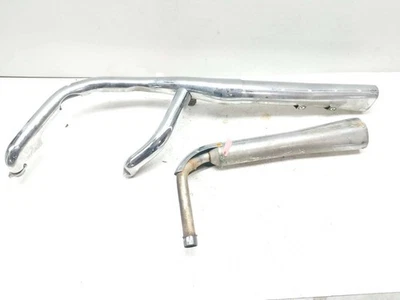 Cabezal silenciador tubo escape completo cromado 11 Kawasaki Vulcan 1700 Vaquero Foto 1 de 4