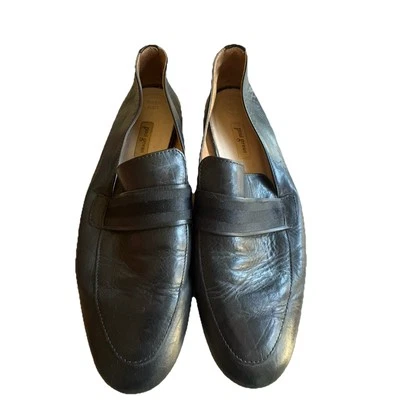 $495 PAUL GREEN Adelle Mocasines Planos de Cuero Negro Suave Buttery Reino Unido 4.5 EE. UU. 7 Foto 1 de 4