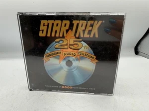 STAR TREK 25TH ANNIVERSARY AUDIO COLLECTION 3 BOOKS ON 4 CD DISCS - Picture 1 of 4