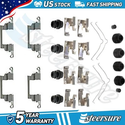 Front Rear Disc Brake Hardware Kit fits 2003-2004 Ford F-250 Super Duty - Image 1 of 4