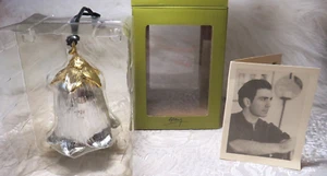 MICHAEL ARAM SILVER & GOLDTONE METAL BELLFLOWER ORNAMENT BELL FLOWER NEW IN BOX - Picture 1 of 13