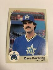 1983 Fleer Dave Revering Seattle Mariners 