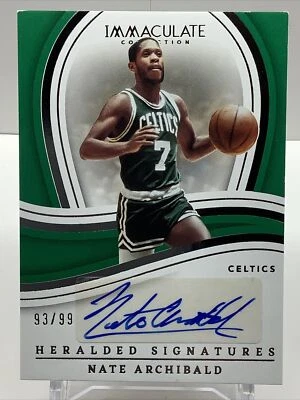2022-23 PANINI IMMACULATE COLLECTION NATE ARCHIBALD AUTOGRAFADO 93/99 #IHS-NAR - Imagem 1 de 2