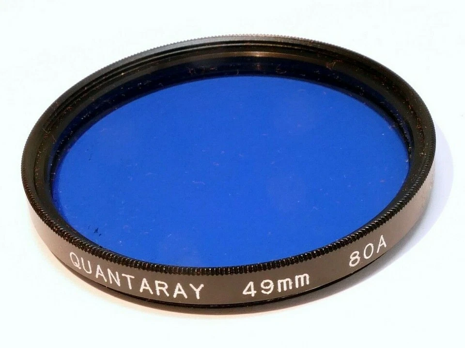 Quantaray  80A 49mm Filter  Blue  - Image 1 of 4