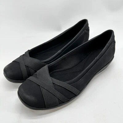 Easy Spirit Acasia 3 Ballet Plano Negro Para Mujer Talla 11 M Sin Cordones Punta Redonda Foto 1 de 4