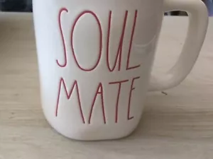 Taza de té café Soul Mate día de San Valentín Rae Dunn - Imagen 1 de 2