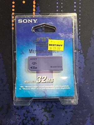 SONY MEMORY STICK, 32MB, MSA-32A, NIP - Image 1 of 2
