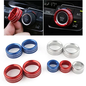 Inside Air Condition Knob Switch Trim Cover Ring for BMW GT X1 X3 X4 X5 13-18 cl - Picture 1 of 11