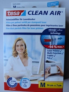 Tesa Feinstaubfilter 50379, Clean Air M, für Laserdrucker und Kopierer, 14 x 7cm - Bild 1 von 4