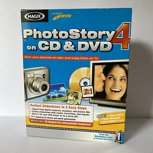 Magix Photostory 4 On CD & DVD Perfect Slideshows In 3 Easy Steps - Picture 1 of 10