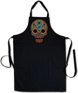INCA SKULL KOCHSCHÜRZE GRILLSCHÜRZE Inka Mayans Maya Aztecs Azteken Indians - Picture 1 of 1