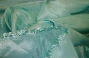 Taffeta Solid Fabric ROBBINS EGG/ 58" Wide / Sold by yard - Picture 1 of 1