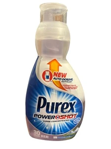 1 Purex Power Shot Super Concentrated Detergent 30 Loads Mountain Breeze 30 Oz - Picture 1 of 1