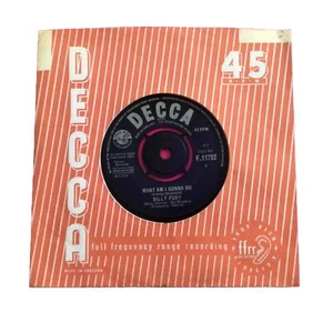 E865, What Am I Gonna Do, Billy Fury 7"45rpm Single, Very Good Plus Condition - Picture 1 of 4