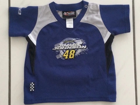 Toddler NASCAR Jimmie JOHNSON #48 Short Sleeve Shirt, Embroidered Design size 3T Cover