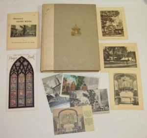 LITTLE CHURCH AROUND THE CORNER Through the Lich-Gate, Postcards NY, NYC - Picture 1 of 10