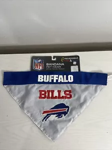 BUFFALO BILLS REVERSIBLE DOG PET BANDANA SCARF NEW NFL Official Large / X-Large - Picture 1 of 4