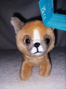Mini felpa Russ Petooties boxer cachorro 5" bigote Friends serie 11 nuevo con etiquetas - Imagen 1 de 2