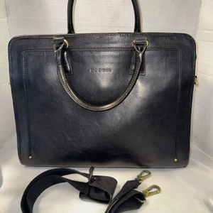 Banuce Leather Briefcase Laptop Bag Business Work Bag - Photo 1/11