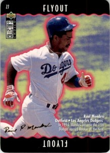 1996 Collector's Choice You Make the Play GOLD Signature Raul Mondesi #27A
