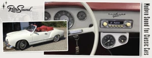 für Karmann Ghia Typ 14 1961 1962 1963 Oldtimer Auto Radio DAB+ Bluetooth AUX-In - Picture 1 of 10