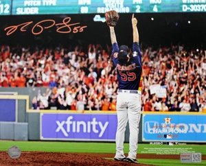 Foto Ryan Pressly Firmada por los Astros 2022 Serie Mundial Final Out 8x10 TRISTAR - Imagen 1 de 1