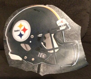New Pittsburgh Steelers Helmet Vinyl Fathead Wall Graphics 11" X 9" poster - Picture 1 of 1