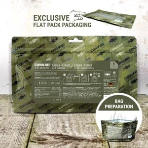 (49,38€/kg) CONVAR Feldküche Cous-Cous mit Gemüse (1 Portion) (160g)