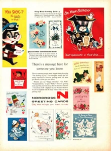 Norcross Greeting Cards 1957 Advertisement Say The Things You Want to Say - Picture 1 of 1