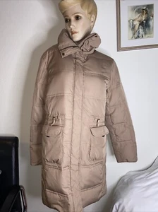 Damen Daunenmantel Gr. L. Gute Zustand Farbe Beige Winter Mantel - Bild 1 von 7