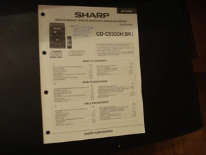 Esquema manual de servicio original Sharp CD-C5300H - Imagen 1 de 1