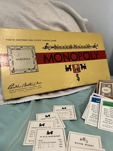 Vintage 1954 Monopoly mit 3x dem Geld! - Bild 1 von 12