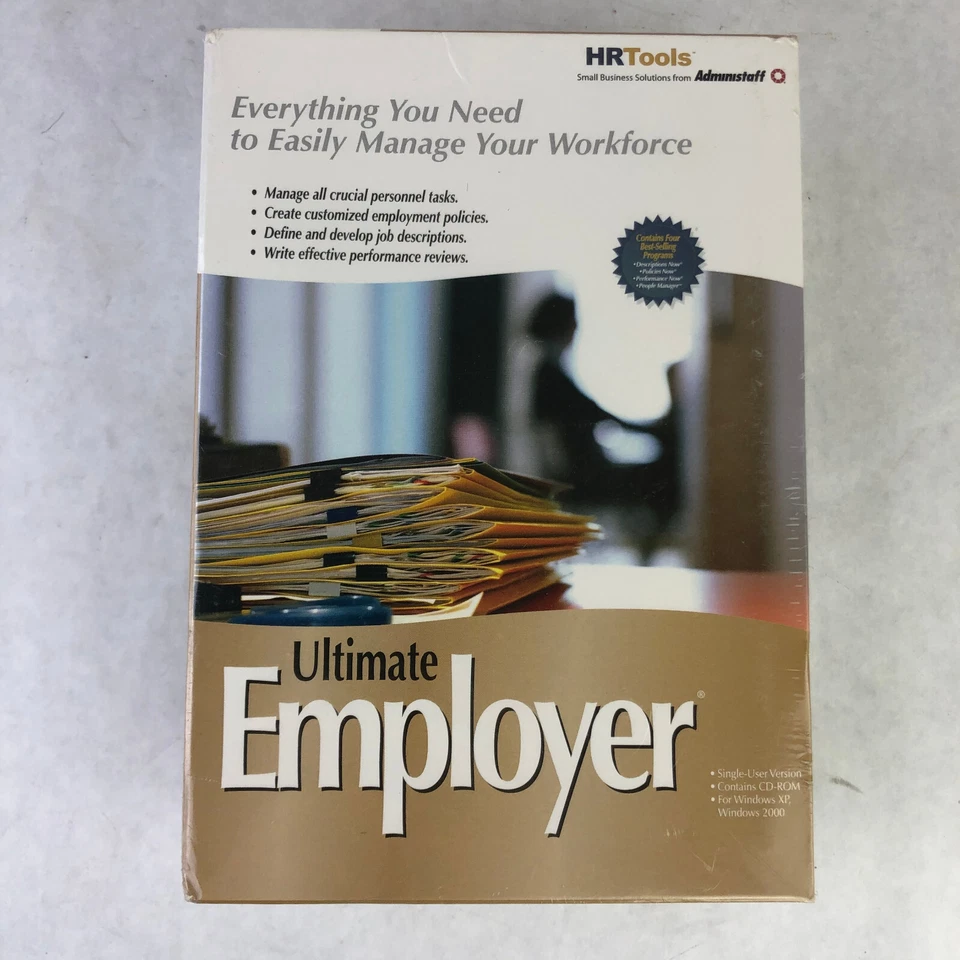 Ultimate Employer Workforce Management Software CD-ROM HR Work Tools Administaff - Image 1 of 4
