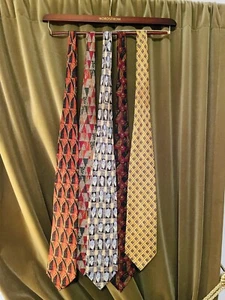 Lote de 5 corbatas Ermenegildo Zegna para hombre. 100% seda. Hecho en Italia. - Imagen 1 de 14