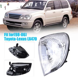 Left Driver Side Turn Signal Corner Light Clear Lens For Lexus LX470 1998-2007 - Picture 1 of 8