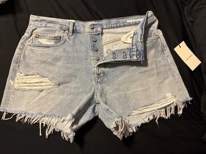 Ladies Citizens of Humanity Annabelle Long Jean Shorts Melody 31 organic cotton - Picture 1 of 7