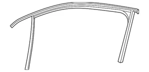 Genuine Volkswagen Run Weather-Strip 3CN-837-439-B-5AP - Picture 1 of 2
