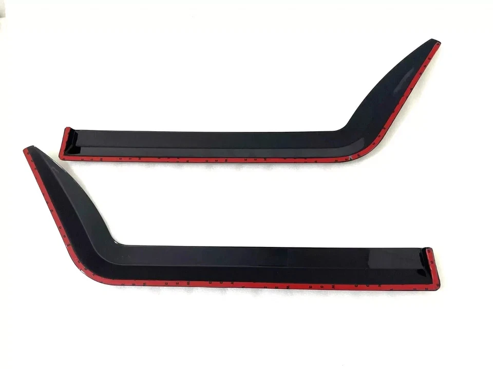 SUZUKI SAMURAI PUERTA VISERA PROTECCIÓN CONTRA EL CLIMA DEFLECTOR DE VIENTO IRROMPIBLE JUEGO DE 2 Foto 1 de 4