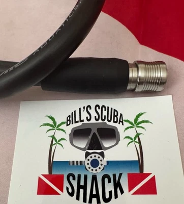 ATOMIC SCUBA SS1 OCTO/ INFLATOR HOSE WAY COOL ! - Image 1 of 4
