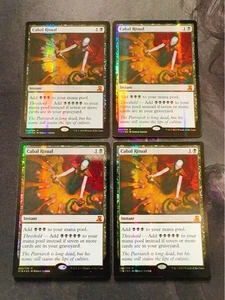 Foil Cabal Ritual English Set Of 4 - Picture 1 of 9