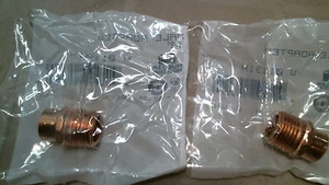 Mueller Ind. 1/2" Copper Male Adapter 2 Per Order W01131H, FREE SHIPPING - Picture 1 of 2