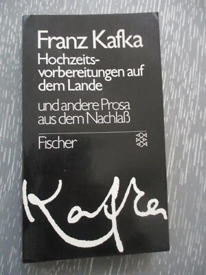 Franz Kafka: Wedding arrangement in  countryside, German edit., Fischer, 1996.   - Image 1 of 4