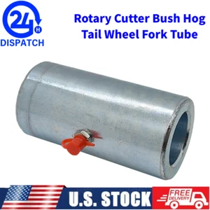 Weld on Rotary Cutter Tail Wheel Fork Mounting Tube 1-1/4" Diameter Post Fork - Picture 1 of 6