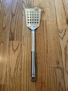 Rosle Stainless Steel Perforated Barbecue Spatula, 18 Inch - Picture 1 of 6