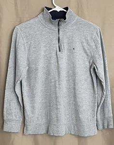 Tommy Hilfiger Pullover Sweater Top Collared 1/4 Zip Long Sleeve Boys M (12/14) - Picture 1 of 5