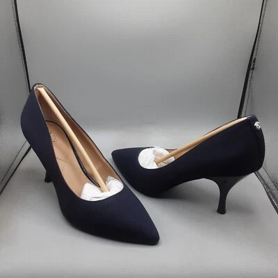 NYDJ Evie Pump Mujer 7.5M Azul Índigo Denim Foto 1 de 4