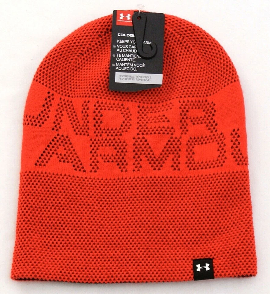 Youth Under Armour Reversible Beanie Radio Red 4-6 Years