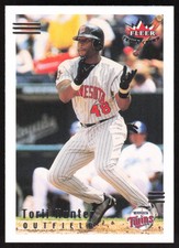 2002 Fleer Triple Crown   Torii Hunter #69 Minnesota Twins